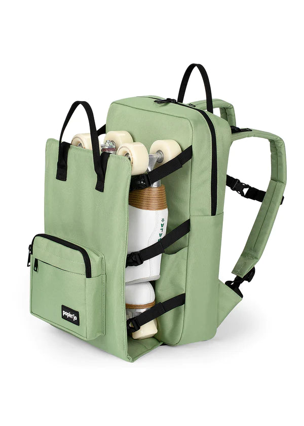 Poppin'Jo Big Jo' Roller Skate Backpack Sea Green