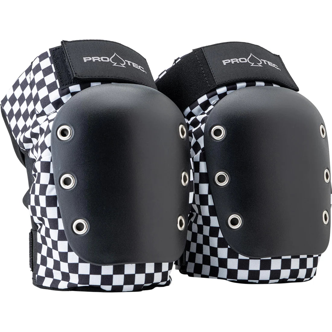 Pro-Tec-Adult-Street-Pads-Checkered-Checker-Roller-Skate-Protective-Pad-Knee