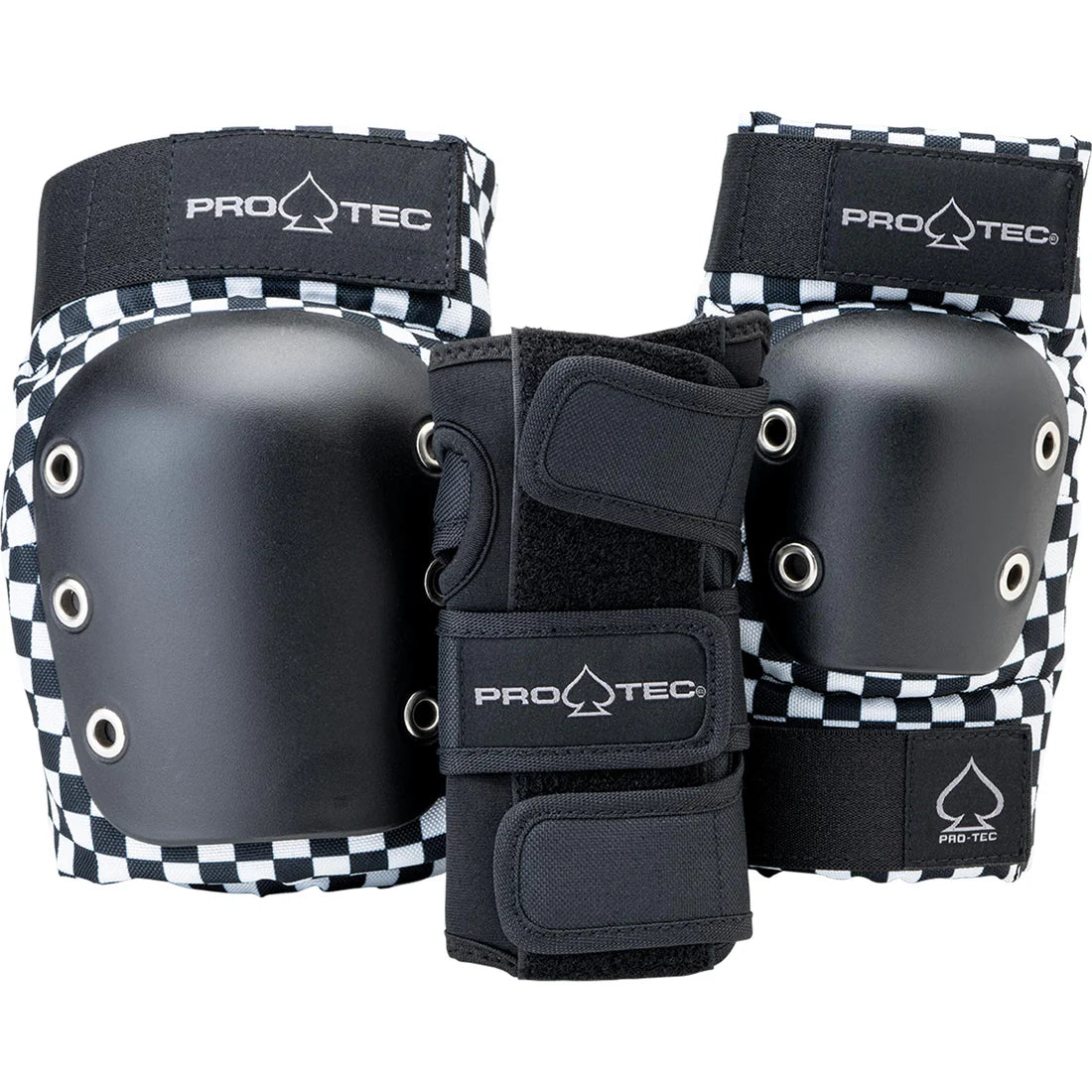 Pro-Tec-Adult-Street-Pads-Checkered-Checker-Roller-Skate-Protective-Pad