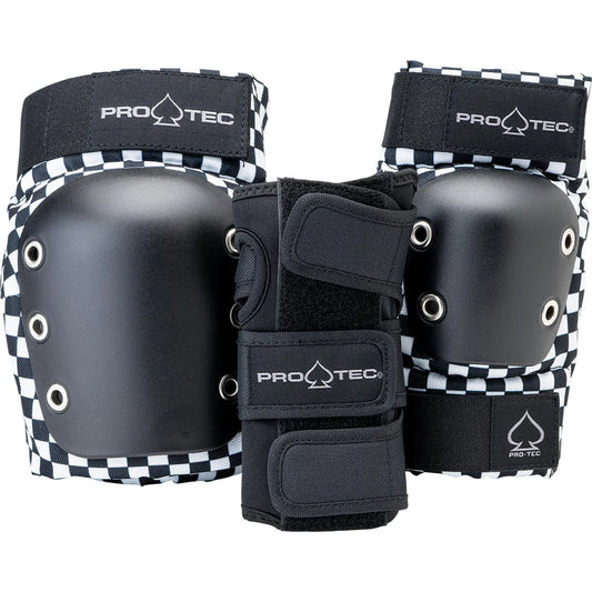 Pro-Tec-Adult-Street-Pads-Checkered-Checker-Roller-Skate-Protective-Pad