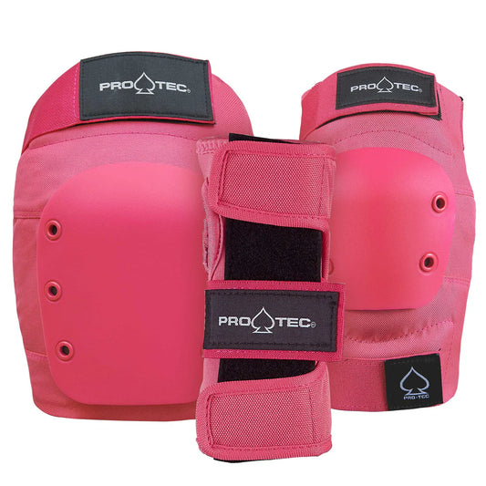 Pro-Tec-Adult-Street-Pads-Pink-Roller-Skate-Protection