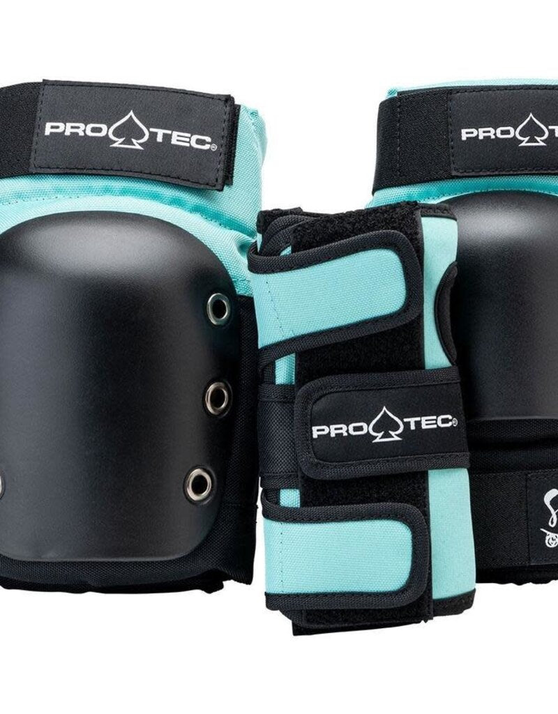 Pro-Tec Junior Street Gear Pads Knee Elbow Wrist Teal Blue