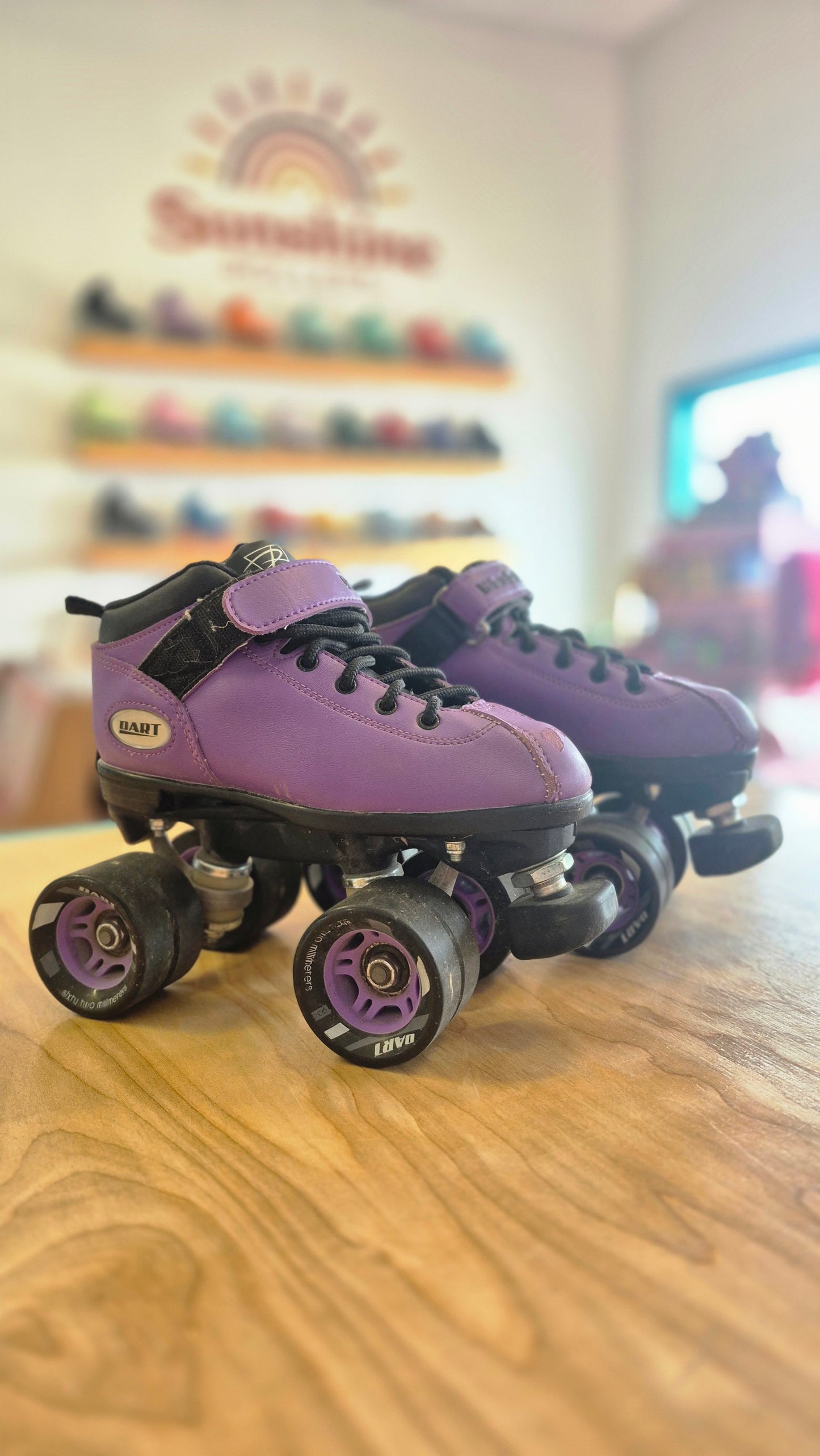 Riedell - Dart, Purple (Roller Skates (Used, Size 3)