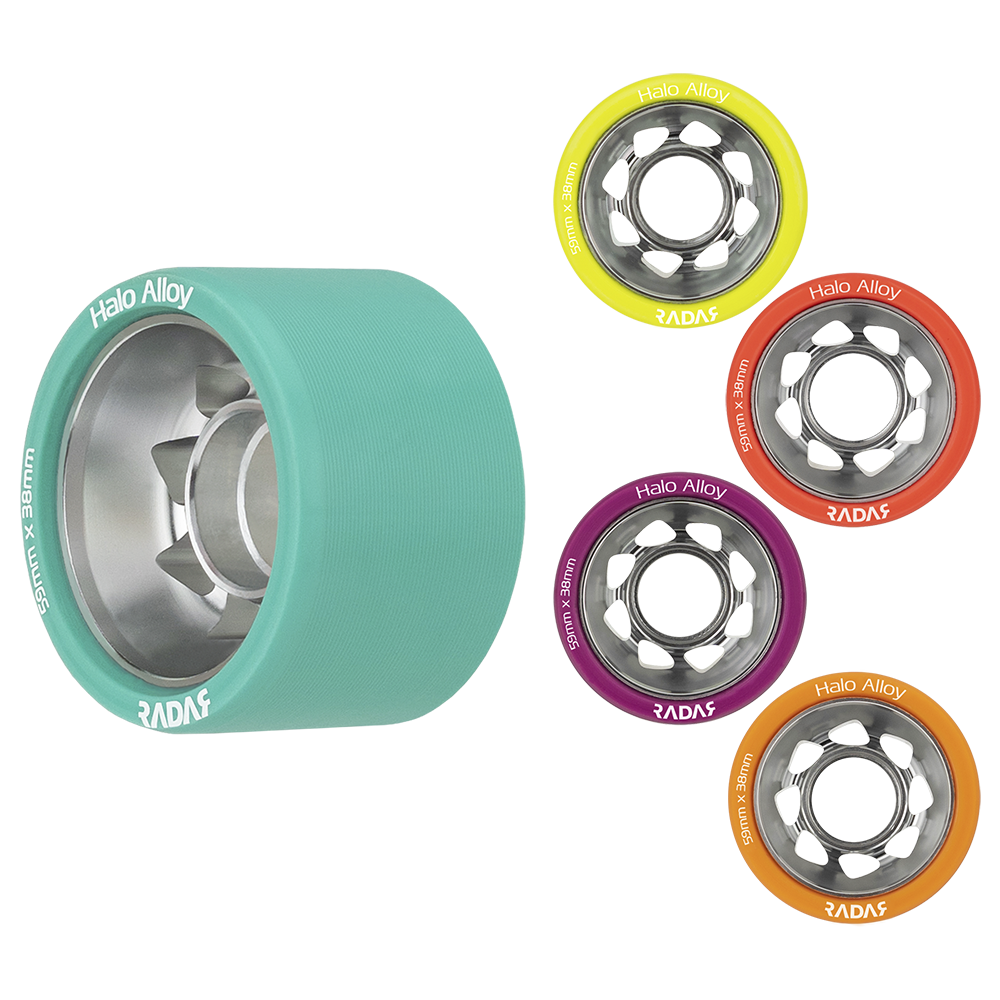 Riedell-Radar-Halo-Alloy-Roller-Skate-Wheel