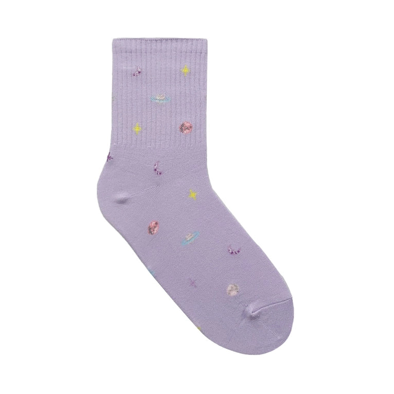 Roller Skate Socks Purple Solar
