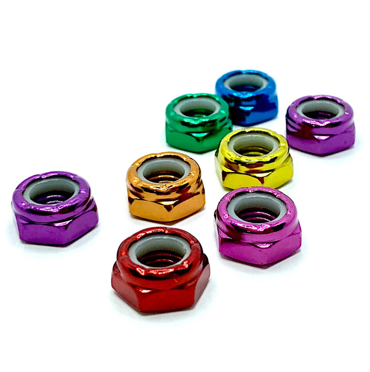Rollerstuff-Bling-T’ings-Coloured-8mm-Roller-Skate-Axle-Nuts