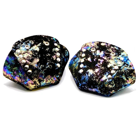 Rollerstuff-Roller-Skate-Toe-Caps-Galaxy-Splash-Glitter-Suede