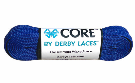 Derby Laces - CORE, BLUE Waxed Laces