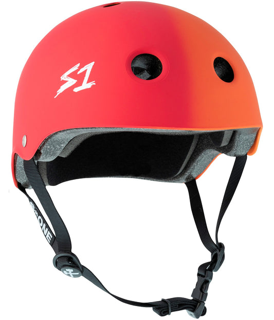 S1 Lifer Helmet – Red Orange Fade Matte