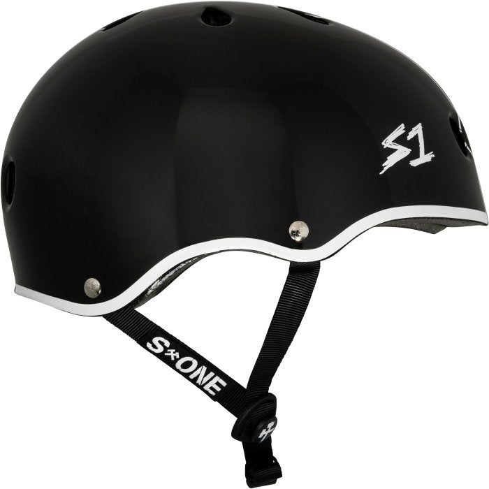 S1-Lifer-Roller-Skate-Skateboard-Helmet-Black-white-outline-GAVO-Collab-Gavin-Bottger