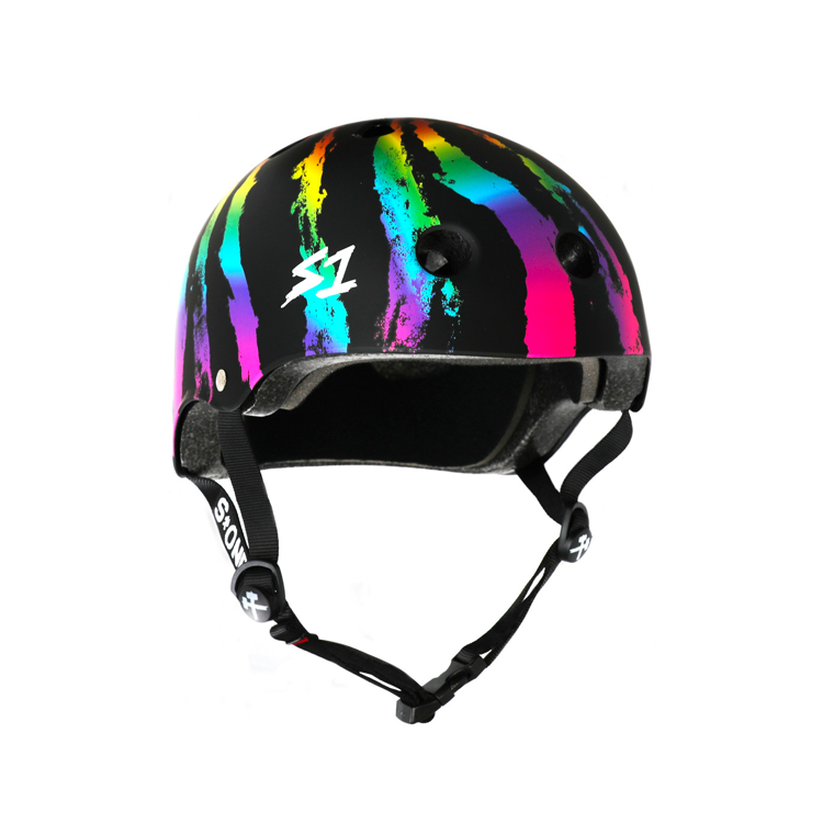 S1-Lifer-Skate-Helmet-Black-Matte-Rainbow-Swirl