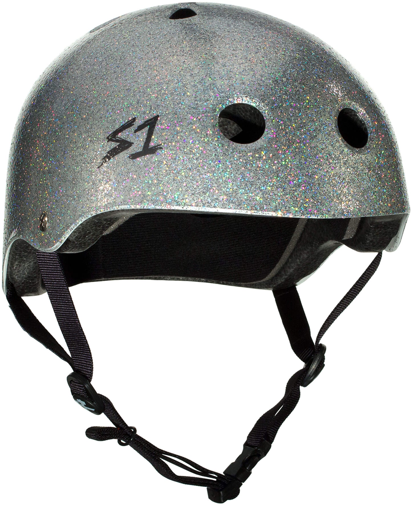 S1-Lifer-Skate-Helmet-Silver-Gloss-Glitter
