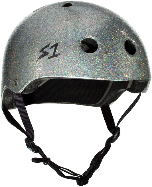 S1-Lifer-Skate-Helmet-Silver-Gloss-Glitter