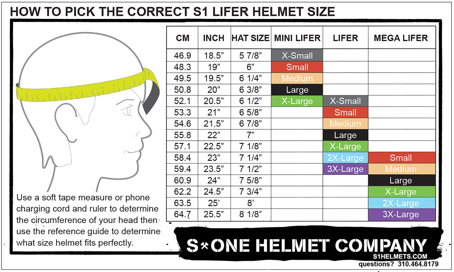 S1 - Lifer Helmet – Red Orange Fade Matte