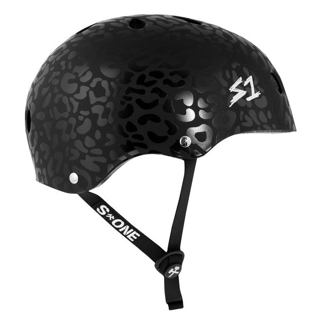 S1 - Lifer Helmet - Black Leopard Matte (Hosoi Collab)