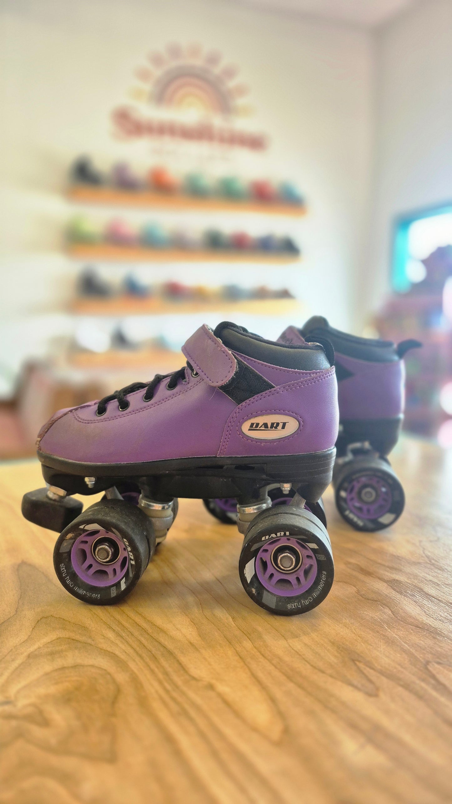 Riedell - Dart, Purple (Roller Skates (Used, Size 3)