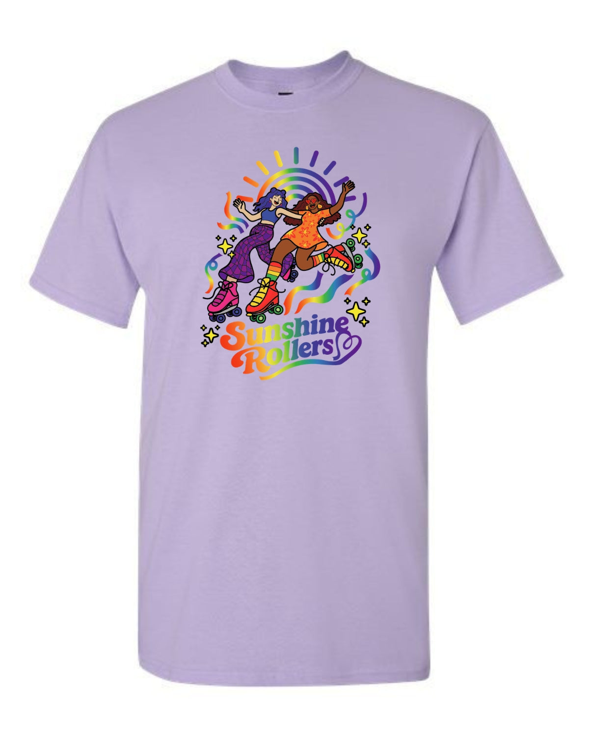 Sunshine-Rollers-Pride-Graphic-Tee-Shirt-TShirt-2026-Limited-Edition-Lilac