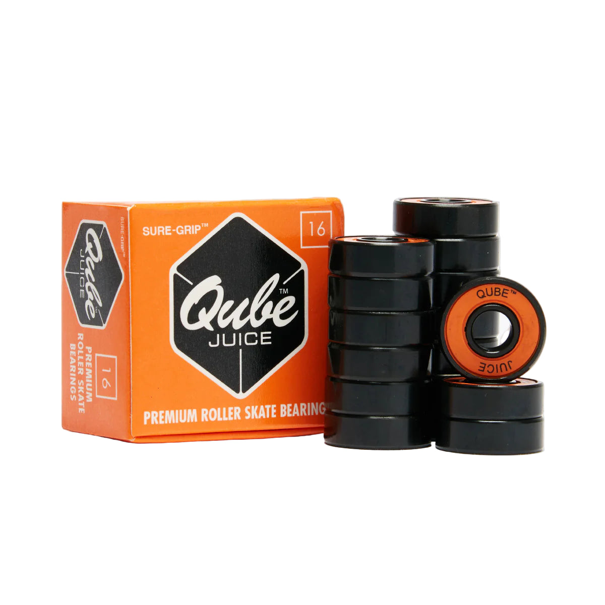 Sure-Grip-Qube-Juice-Premium-Roller-Skate-Bearings-16-pack-8mm