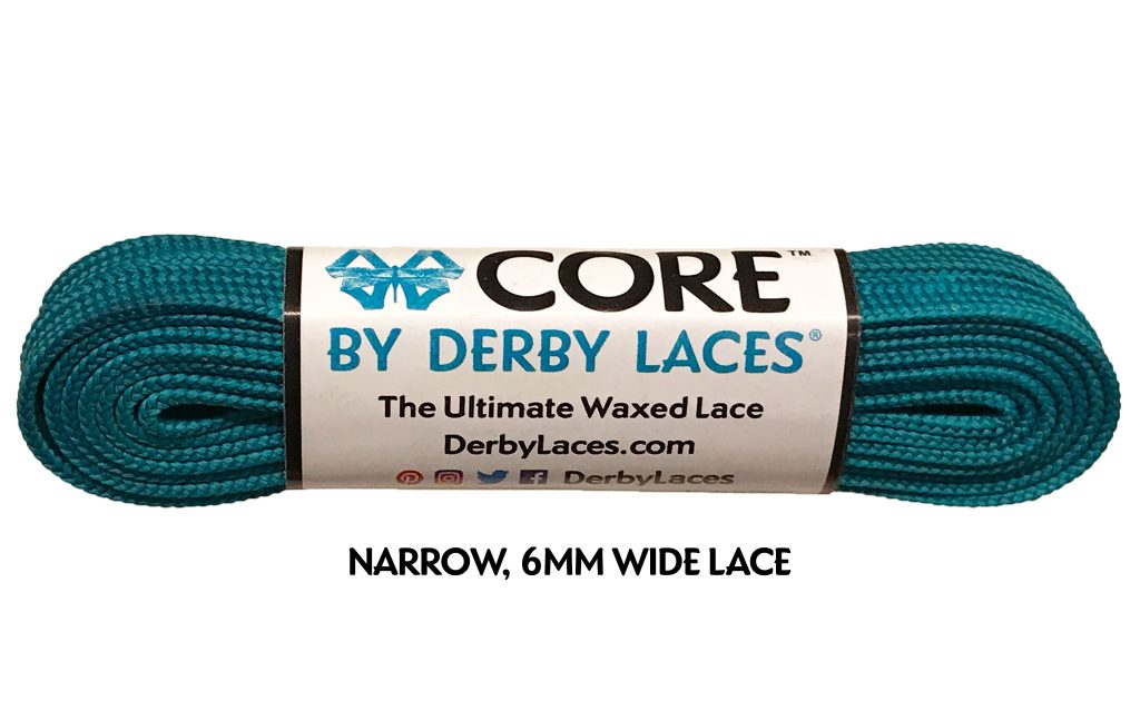 Derby Laces - CORE, BLUE Waxed Laces