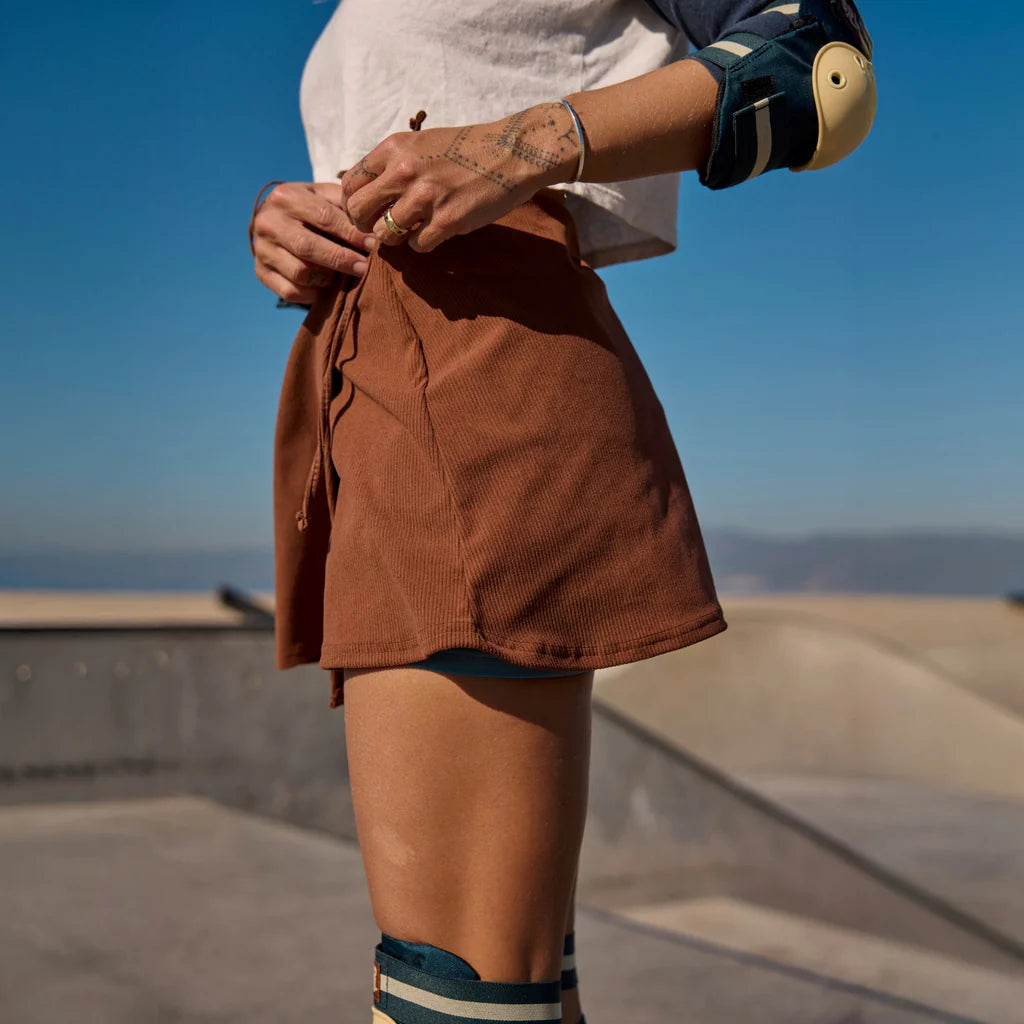 Triple-Eight-NYC-SKORTSAVER-GRLSWIRL-Butt-Padded-Skort-Rusty-Brown-Venice-Beach