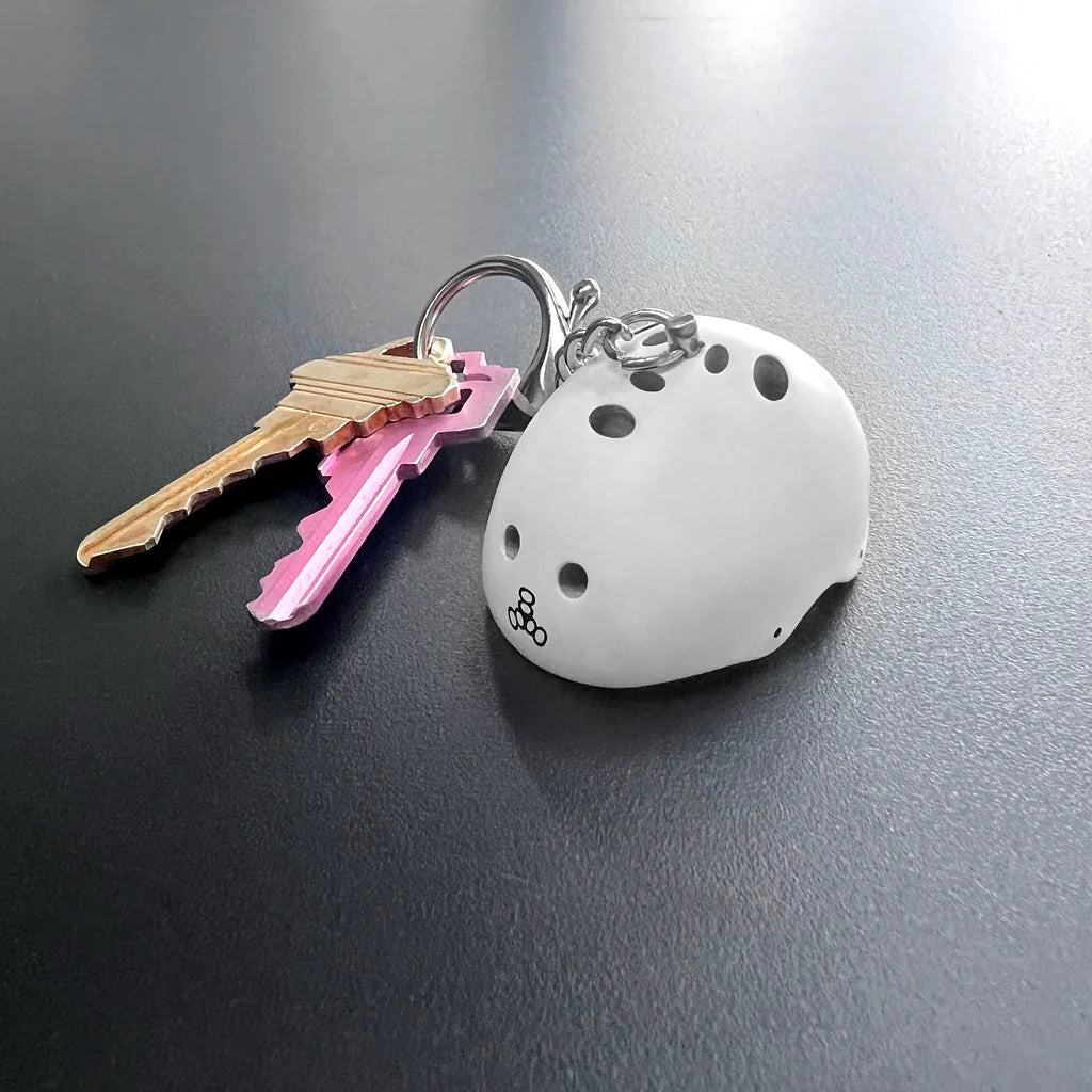 Triple Eight - Mini Helmet Key Chain (White or Black)