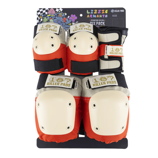 187 Killer Pads Adult 6 Piece Combo Pack Lizzie Armanto
