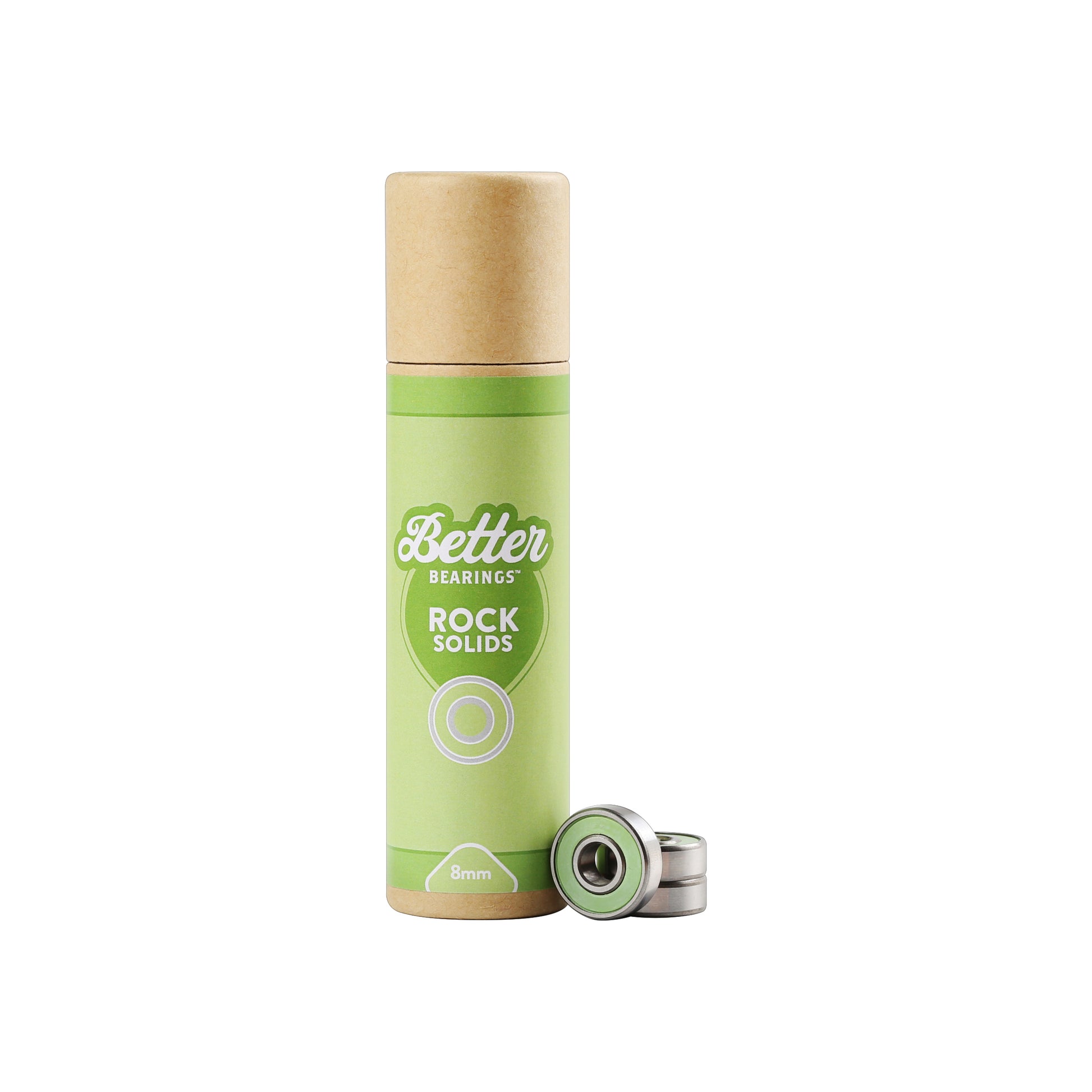 Better-Bearings-Rock-Solids-Roller-Skate-Bearing-8mm-Green