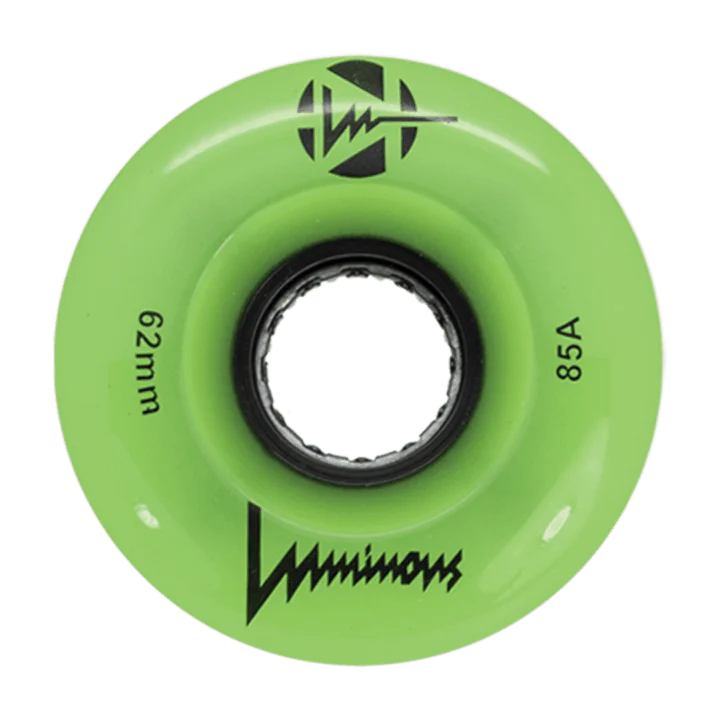 Luminous-Roller-Skate-Glow-Wheels-85A-62mm-Green