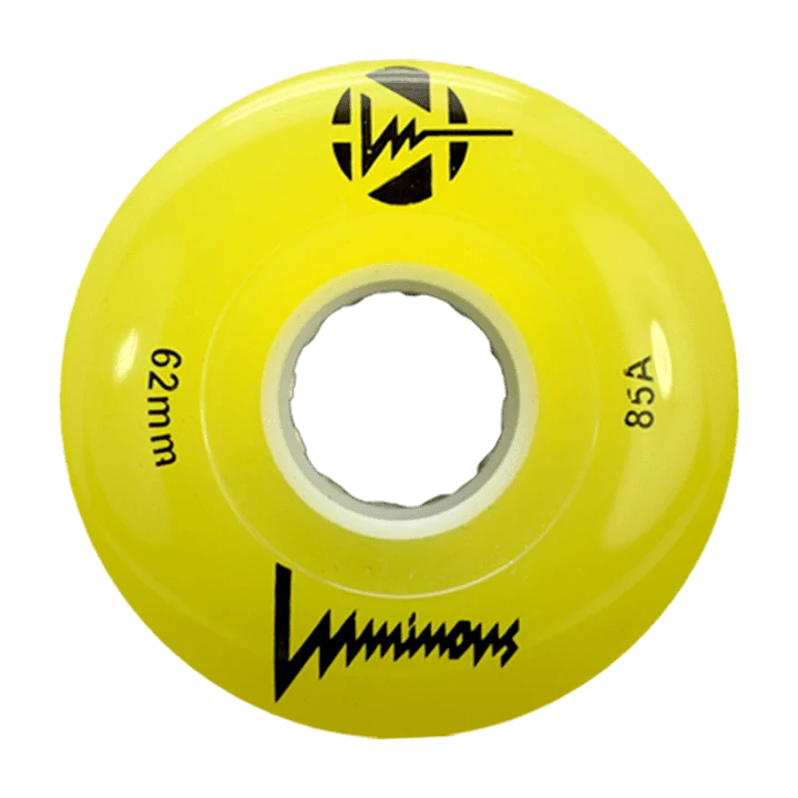 Luminous-Roller-Skate-Glow-Wheels-85A-62mm-Yellow