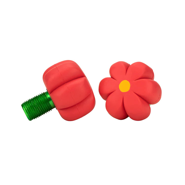 Moxi-Roller-Skates-Brake-Petals-Toe-Stops-Hibiscus-Red