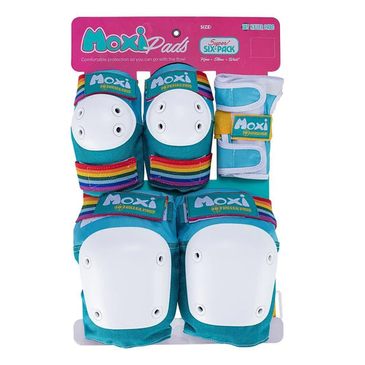 Moxi × 187 Killer Pads Adult 6 Piece Combo Pack Jade Blue