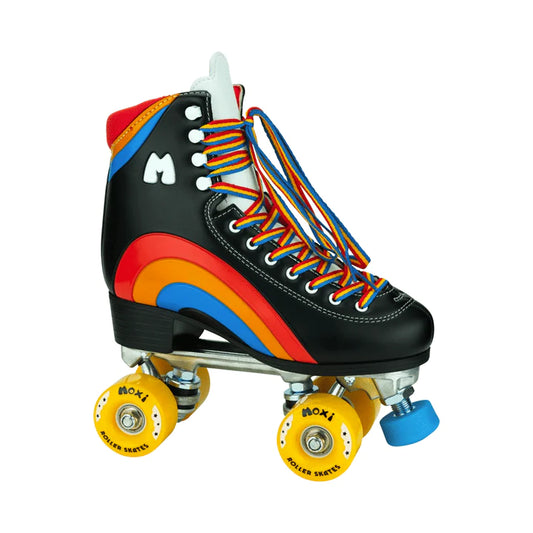 Moxi Rainbow Rider Asphalt Black Roller Skates
