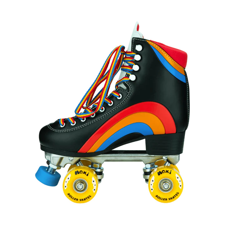 Moxi Rainbow Rider Asphalt Black Roller Skates
