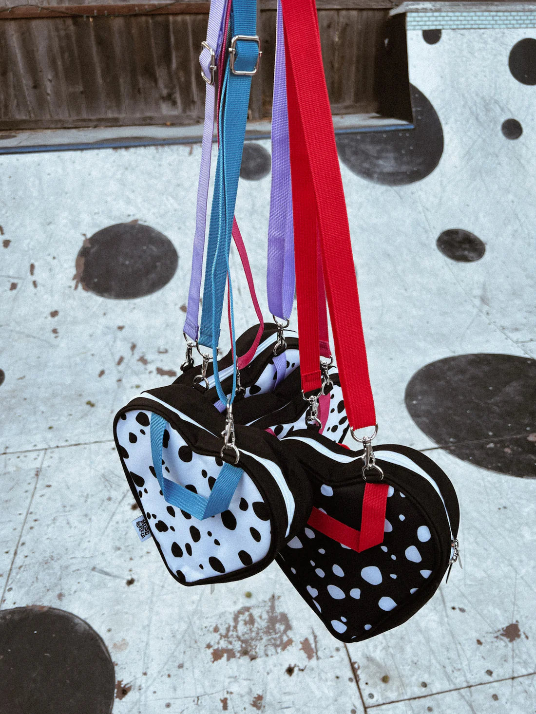 Muse Skate Co. Spotted Roller Skate Wheel Bag All