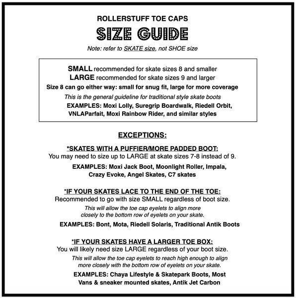 Rollerstuff-Roller-Skate-Suede-Toe-Caps-Sizing-Guide