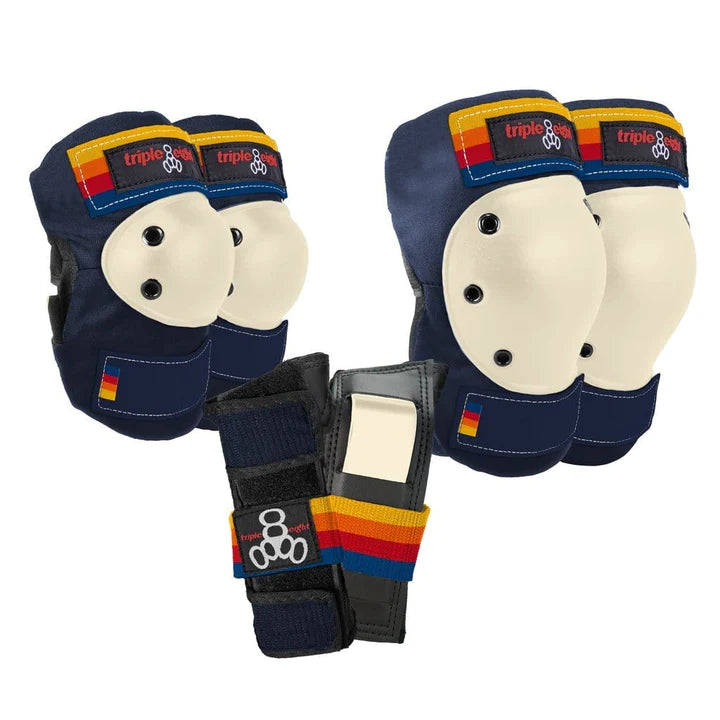 Triple Eight Saver Series Protective Pad Set Pacific Beach